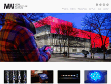 Tablet Screenshot of mediaarchitecture.org